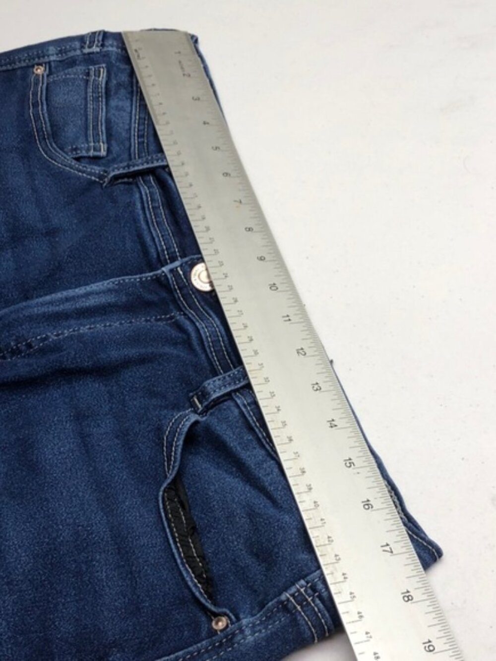 ANGELS FOREVER CONVERTIBLE HIGH-RISE SKINNY ANKLE JEANS SZ16 L27 ⭐️ - Picture 11 of 14